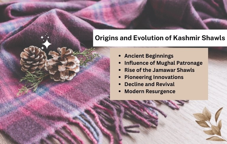 Origins and Evolution of Kashmir Shawls kashmirmart.com