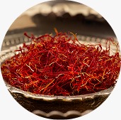 Saffron, Tea Leaves & Dried